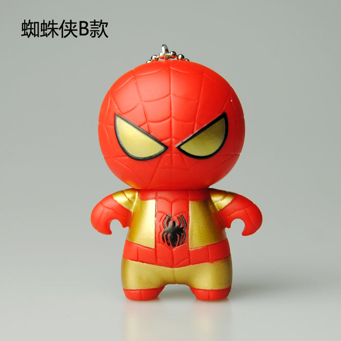 Wholesale Heroes Return Q Version Spiderman Keychain (M) MOQ≥2 JDC-KC-JYF002