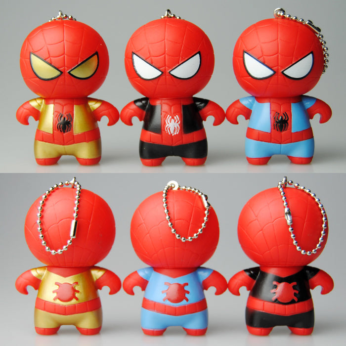 Wholesale Heroes Return Q Version Spiderman Keychain (M) MOQ≥2 JDC-KC-JYF002