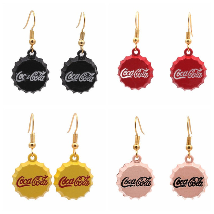 Jewelry WholesaleWholesale Cola Bottle Cap Agate Earrings JDC-ES-ML065 Earrings 米伦 %variant_option1% %variant_option2% %variant_option3%  Factory Price JoyasDeChina Joyas De China