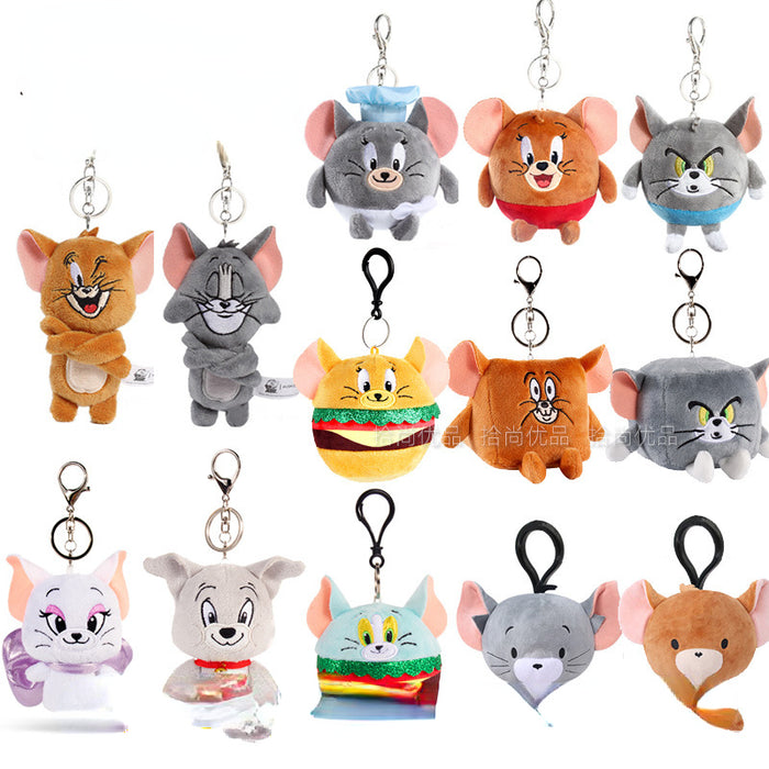 Wholesale school bag pendant tom cat car keychain JDC-KC-LLD002