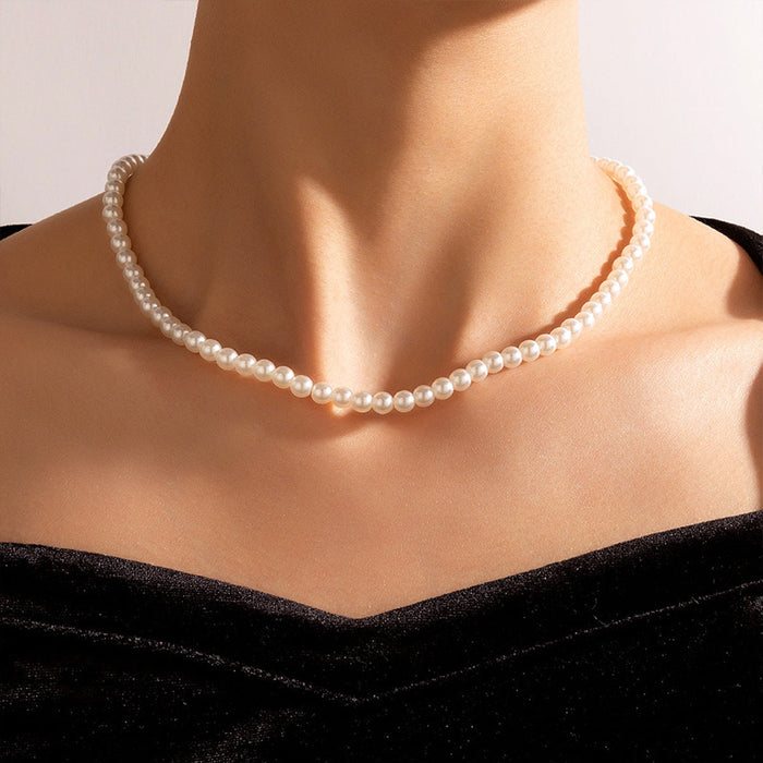 Wholesale Pearl Alloy Necklace JDC-NE-C233