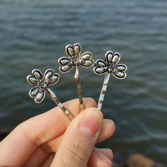 Wholesale Dragonfly Zinc Alloy Hair Clips MOQ≥2 JDC-HC-YiS001