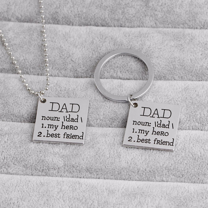 Wholesale Father's Day Alloy Necklace JDC-NE-Langt029