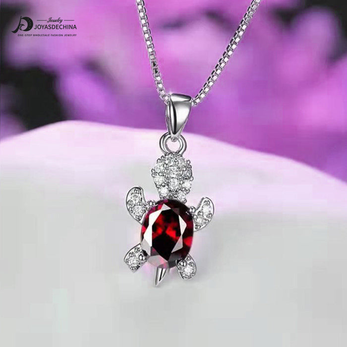 Wholesale Necklaces Alloy Cartoon Turtle Kids Rhinestones JDC-NE-JYS058