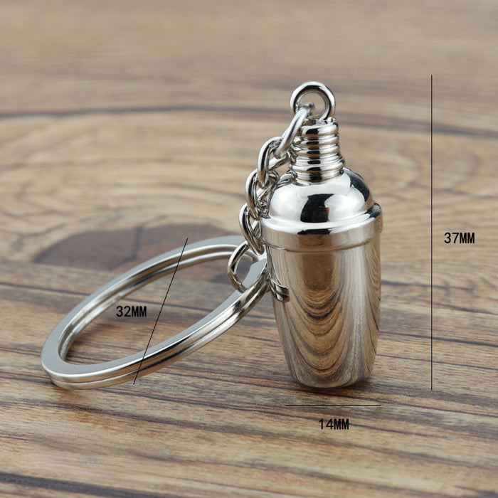 Jewelry WholesaleWholesale Coffee Cup Moka Pot Coffee Appliance Zinc Alloy Keychain MOQ≥2 JDC-KC-XunXin011 Keychains 浔鑫 %variant_option1% %variant_option2% %variant_option3%  Factory Price JoyasDeChina Joyas De China