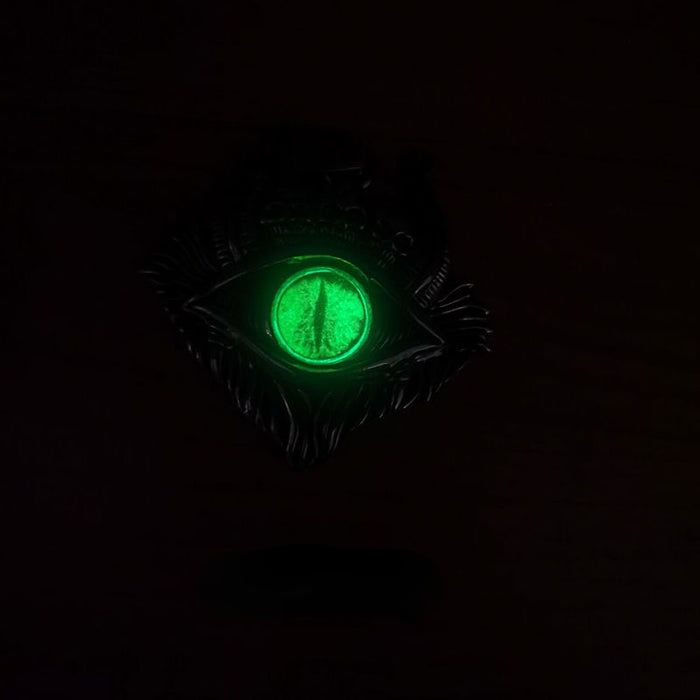 Wholesale Necklace Titanium Steel Luminous Demon Eye Fluorescent MOQ≥2 JDC-NE-DanYuan002