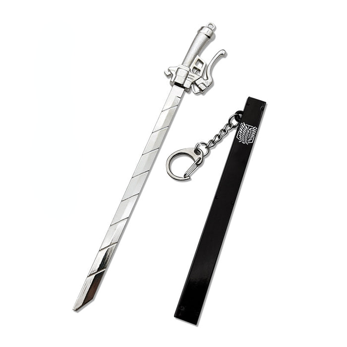 Wholesale metal sheathed sword model pendant keychain (M) JDC-KC-MShan003