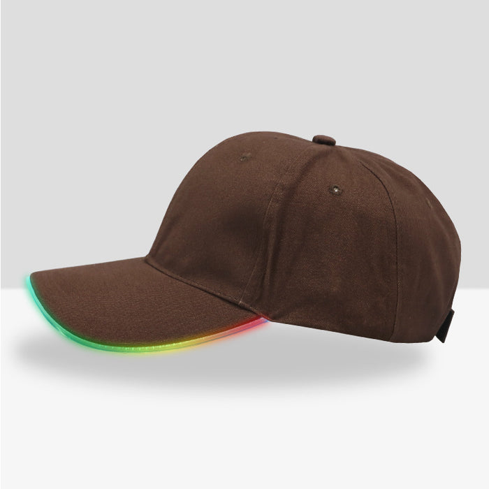 Wholesale Hat Cotton Outdoor Shade LED Lighted Cap MOQ≥2 JDC-FH-LeTao001