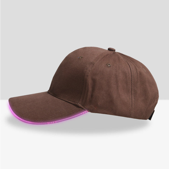 Wholesale Hat Cotton Outdoor Shade LED Lighted Cap MOQ≥2 JDC-FH-LeTao001