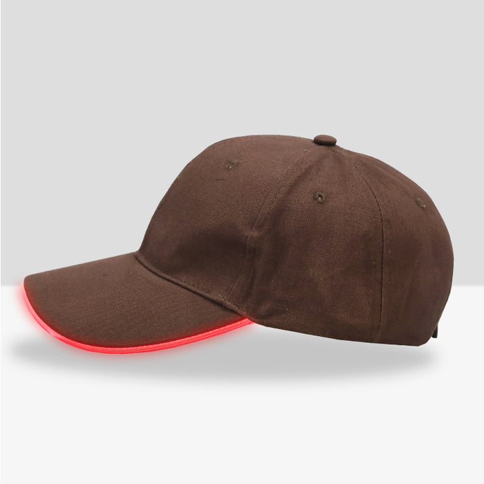 Wholesale Hat Cotton Outdoor Shade LED Lighted Cap MOQ≥2 JDC-FH-LeTao001