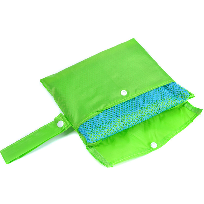 Wholesale Folding Beach Mesh Bag Washing Bag Kids Toys Large Storage Bag JDC-HB-Hudun001