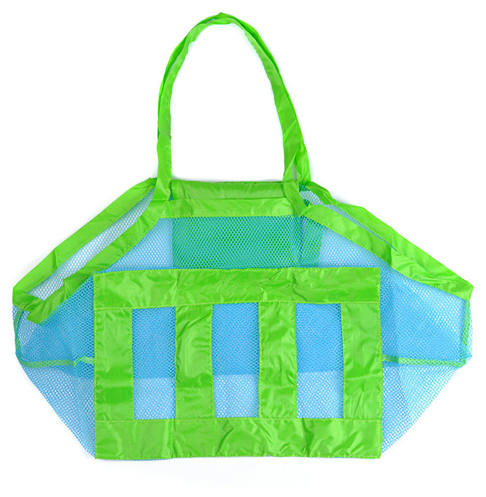 Wholesale Folding Beach Mesh Bag Washing Bag Kids Toys Large Storage Bag JDC-HB-Hudun001