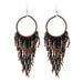 Jewelry WholesaleWholesale vintage vintage bohemian long rice bead tassel earrings JDC-ES-KaiQ003 Earrings 凯庆 %variant_option1% %variant_option2% %variant_option3%  Factory Price JoyasDeChina Joyas De China