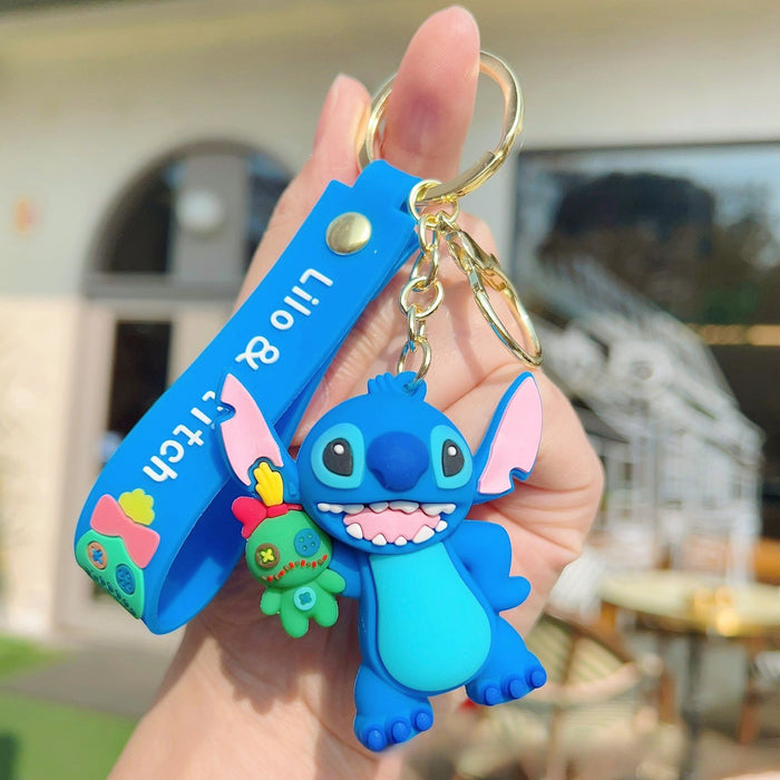 Wholesale Cute Cartoon Doll Silicone Keychain JDC-KC-WC019