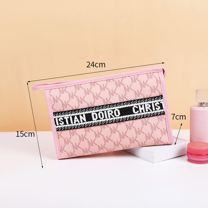 Wholesale storage bag pu large capacity portable cosmetic bag MOQ≥3 JDC-SB-Xiha002