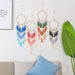 Jewelry WholesaleWholesale Boho Tassel Feather Hoop Flannel Dreamcatcher MOQ≥2 JDC-DC-RXin002 Dreamcatcher 润欣 %variant_option1% %variant_option2% %variant_option3%  Factory Price JoyasDeChina Joyas De China