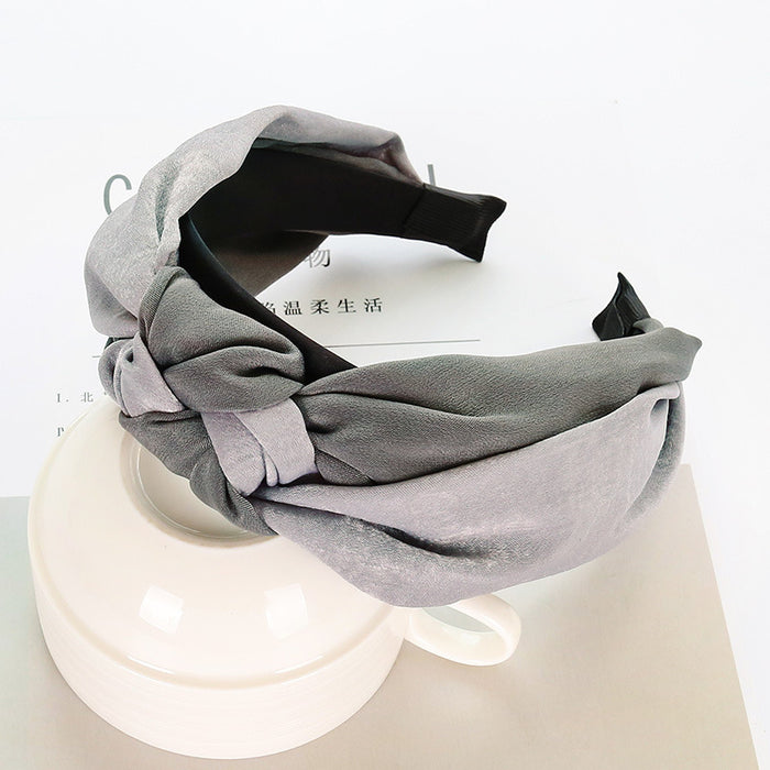 Wholesale cloth china knot stitching satin headband JDC-HD-tengZ005