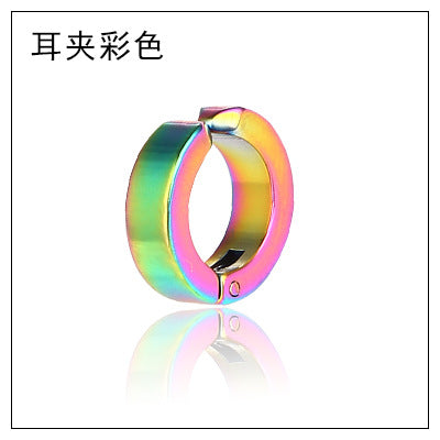 Jewelry WholesaleWholesale Punk Titanium Steel Single Clip Earrings JDC-ES-GSBSL017 Earrings 宝莎莉娜 %variant_option1% %variant_option2% %variant_option3%  Factory Price JoyasDeChina Joyas De China