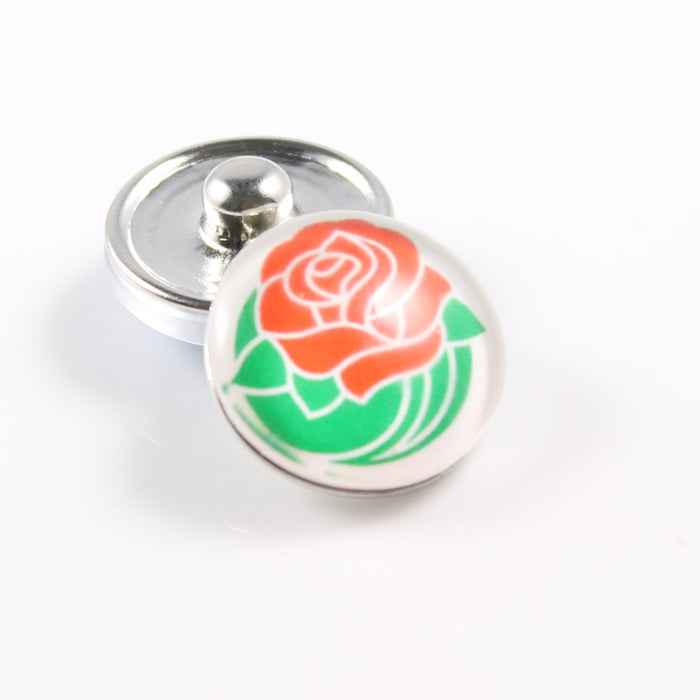 Jewelry WholesaleWholesale Random 18mm Glass University League Team Logo Noosa DIY Snap Button Jewelry MOQ≥2 JDC-DIY-ShangC003 DIY 尚彩 %variant_option1% %variant_option2% %variant_option3%  Factory Price JoyasDeChina Joyas De China