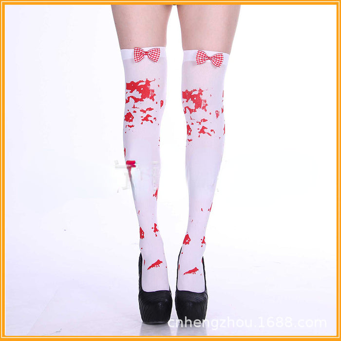 Wholesale Socks Cloth Halloween Blood Socks Zombie Socks MOQ≥2 JDC-SK-hengz001