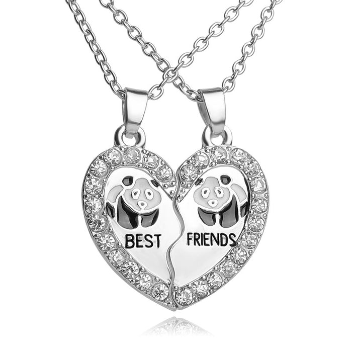 Jewelry WholesaleWholesale fashion best friends series panda Pendant Necklace JDC-NE-ZJ027 Necklaces 志嘉 %variant_option1% %variant_option2% %variant_option3%  Factory Price JoyasDeChina Joyas De China