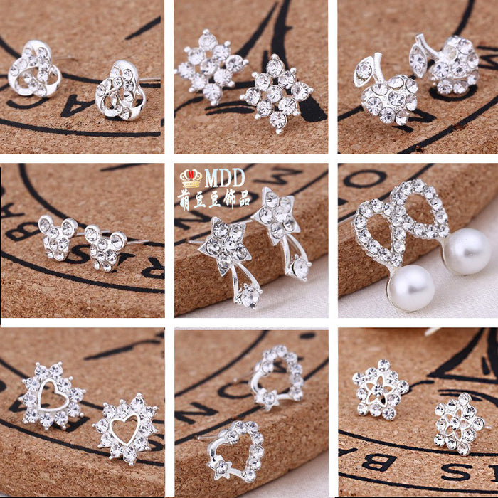 Jewelry WholesaleWholesale Small Fresh Stud Earrings Mini Flower Pearls JDC-ES-Mdd013 Piercings 萌豆豆 %variant_option1% %variant_option2% %variant_option3%  Factory Price JoyasDeChina Joyas De China