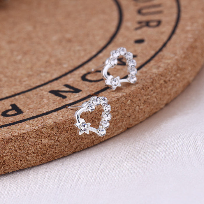 Wholesale Small Fresh Stud Earrings Mini Flower Pearls JDC-ES-Mdd013