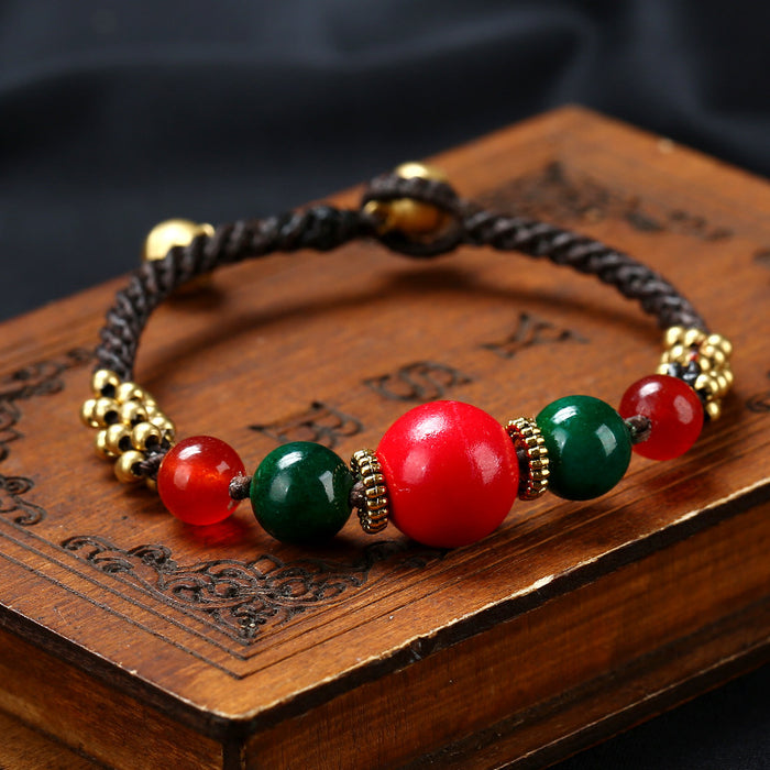 Wholesale Woven Handmade Nepalese Bead Bracelet MOQ≥3 JDC-BT-JMC001