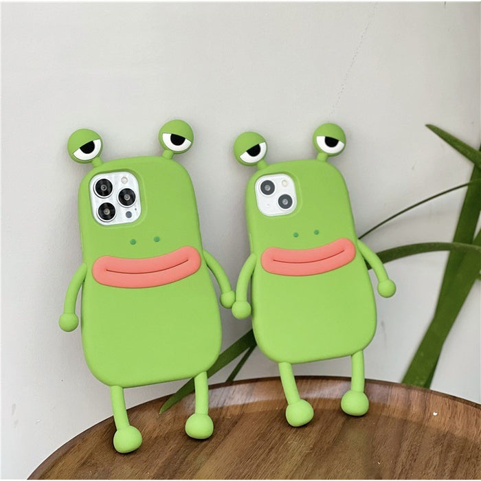 Wholesale Silicone 3D Funny Frog Phone Case JDC-PC-Longt001