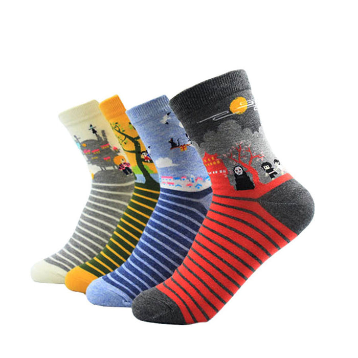 Wholesale Socks Cotton Cute Cartoon Pattern JDC-SK-KaF062