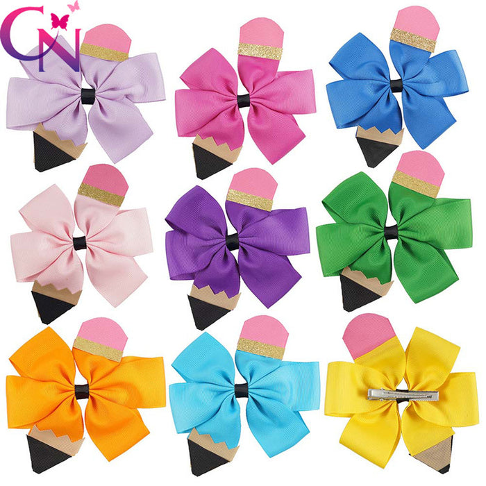 Wholesale hairpin cloth bow children ribbed belt flower JDC-HC-Danzuo045