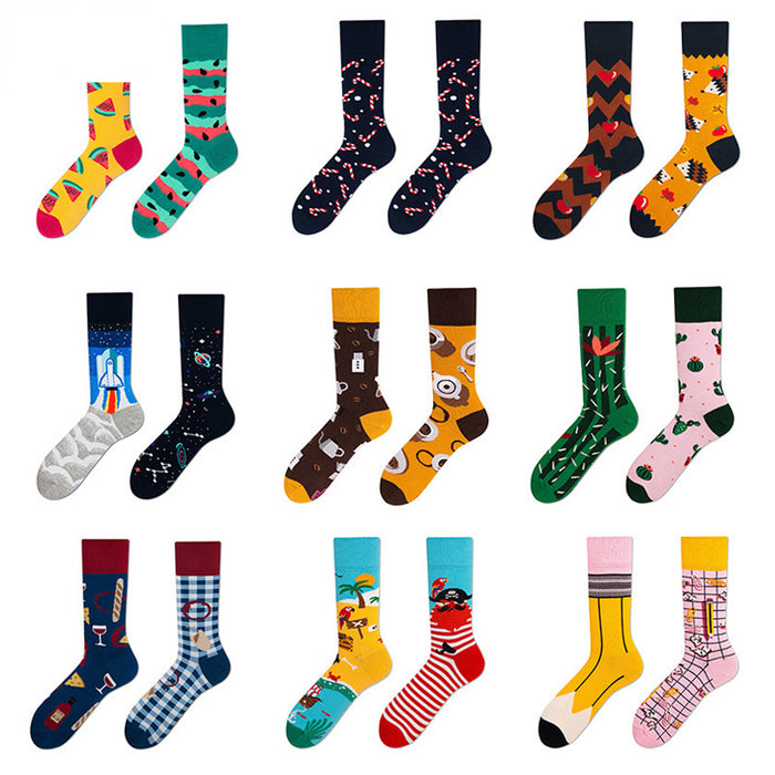 Wholesale personality cartoon ab tide socks sports long tube cotton socks MOQ≥12 JDC-SK-AChuan001