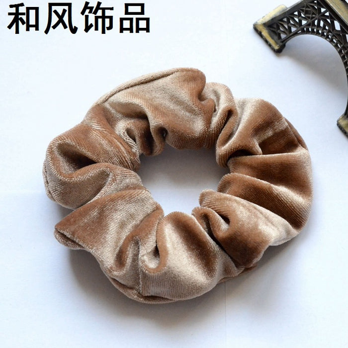 Jewelry WholesaleWholesale suit velvet female size pig intestine hair ring JDC-HS-hefeng005 Hair Scrunchies 和风 %variant_option1% %variant_option2% %variant_option3%  Factory Price JoyasDeChina Joyas De China