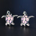 Jewelry WholesaleWholesale Imitation Opal Turtle Alloy Earrings JDC-ES-Miaoq001 Earrings 妙奇 %variant_option1% %variant_option2% %variant_option3%  Factory Price JoyasDeChina Joyas De China