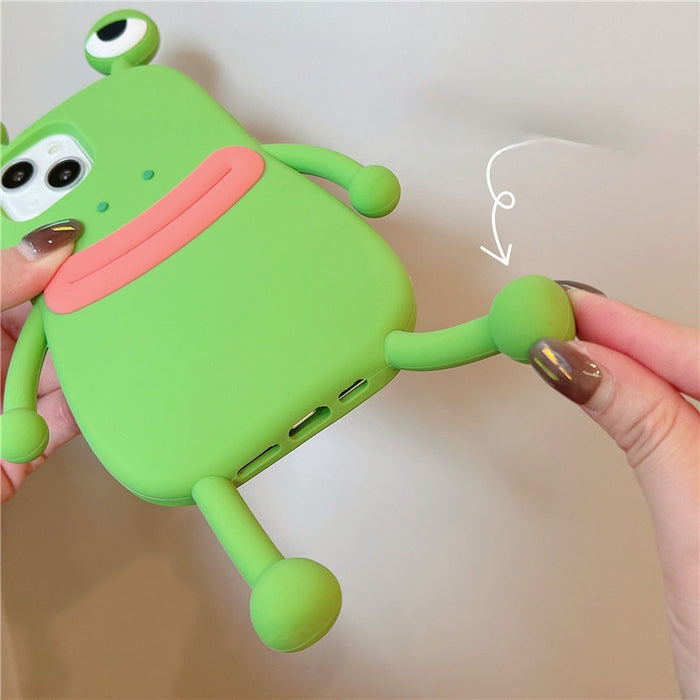 Wholesale Silicone 3D Funny Frog Phone Case JDC-PC-Longt001