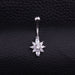 Jewelry WholesaleWholesale Stainless Steel Zircon Umbilical Nails MOQ≥2 JDC-UN-Henst002 Piercings 亨森 %variant_option1% %variant_option2% %variant_option3%  Factory Price JoyasDeChina Joyas De China