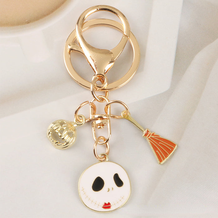 Wholesale Keychains Metal Reaper Witch Broom Key MOQ≥2 JDC-KC-Yihan024