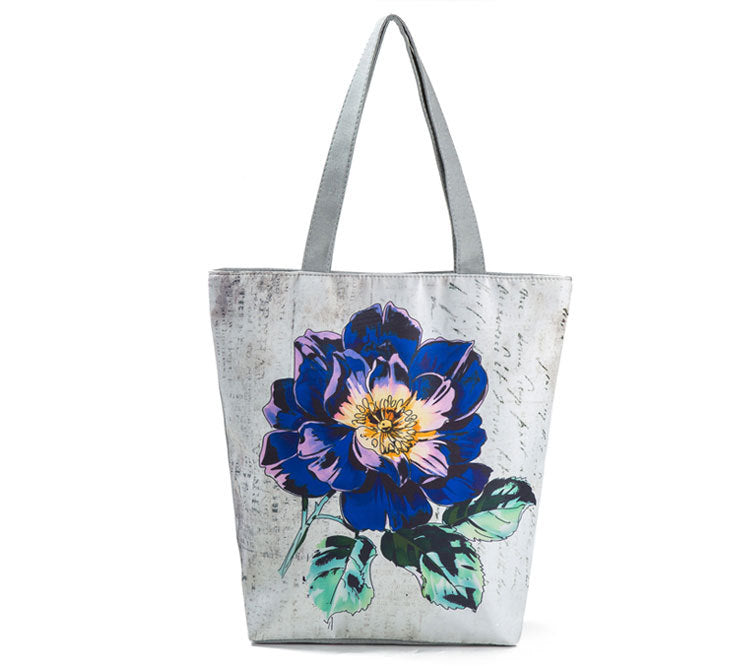 Jewelry WholesaleWholesale 3D print flowers beach canvas bag JDC-BB-Mobiao005 Beach Bag 莫表 %variant_option1% %variant_option2% %variant_option3%  Factory Price JoyasDeChina Joyas De China