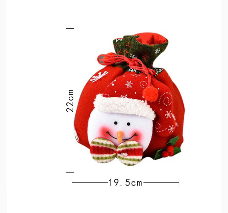 Wholesale Decorative Christmas Cute 3D Doll Candy Bags JDC-DCN-gangl008