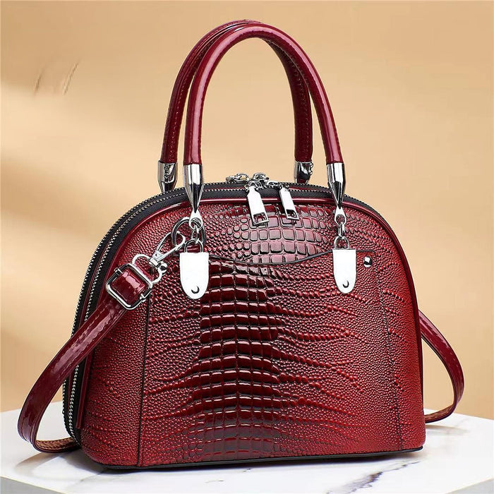 Wholesale Shoulder Bag PU Crocodile Pattern Retro Handbag Diagonal Cross JDC-SD-haim011