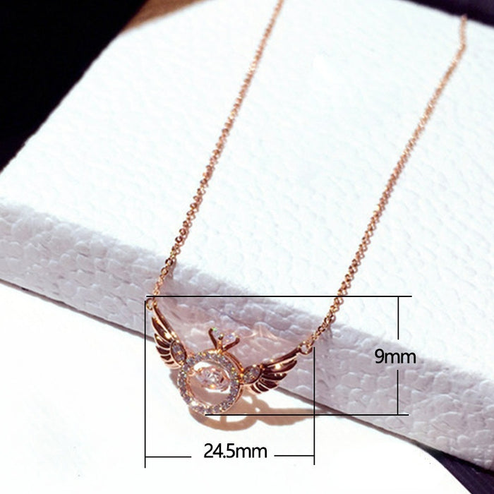 Jewelry WholesaleWholesale Angel Wings Copper Zircon Necklace MOQ≥2 JDC-NE-Caos005 Necklaces 曹适 %variant_option1% %variant_option2% %variant_option3%  Factory Price JoyasDeChina Joyas De China