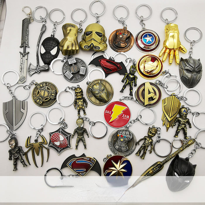 Wholesale Keychains For Backpacks keychain weapon model metal pendant random 100pcs JDC-KC-SMo001