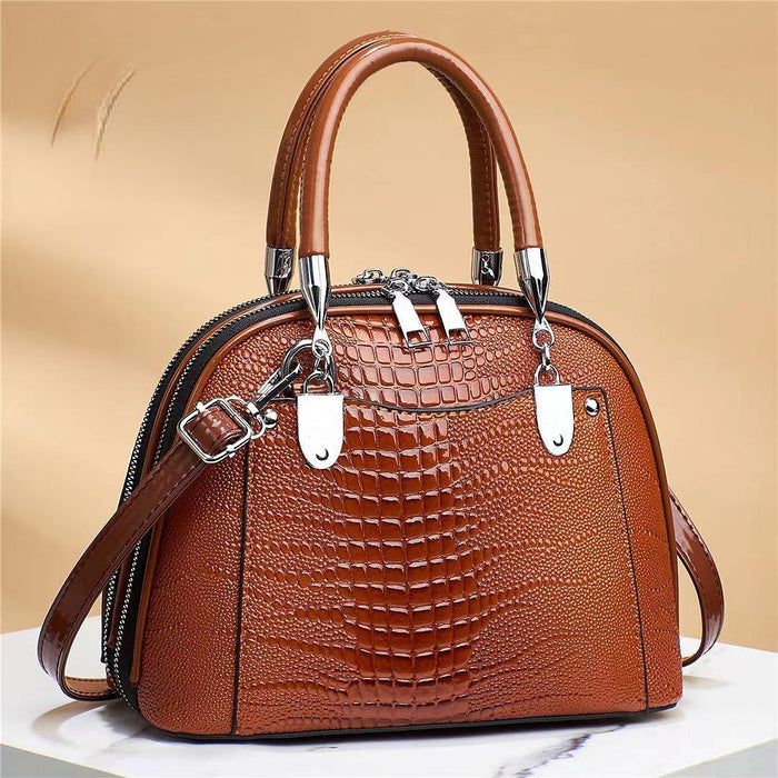 Wholesale Shoulder Bag PU Crocodile Pattern Retro Handbag Diagonal Cross JDC-SD-haim011