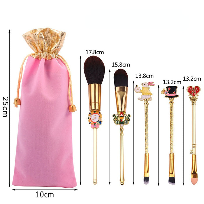 Wholesale Cartoon Man-made Fiber Makeup Brush Set (M) MOQ≥3 JDC-MB-GYu010