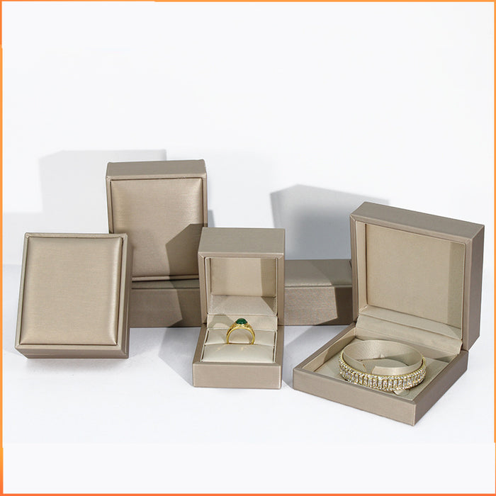 Wholesale Jewelry Packaging PU Leather Jewelry Box Storage MOQ≥2 JDC-JP-JiuXING001