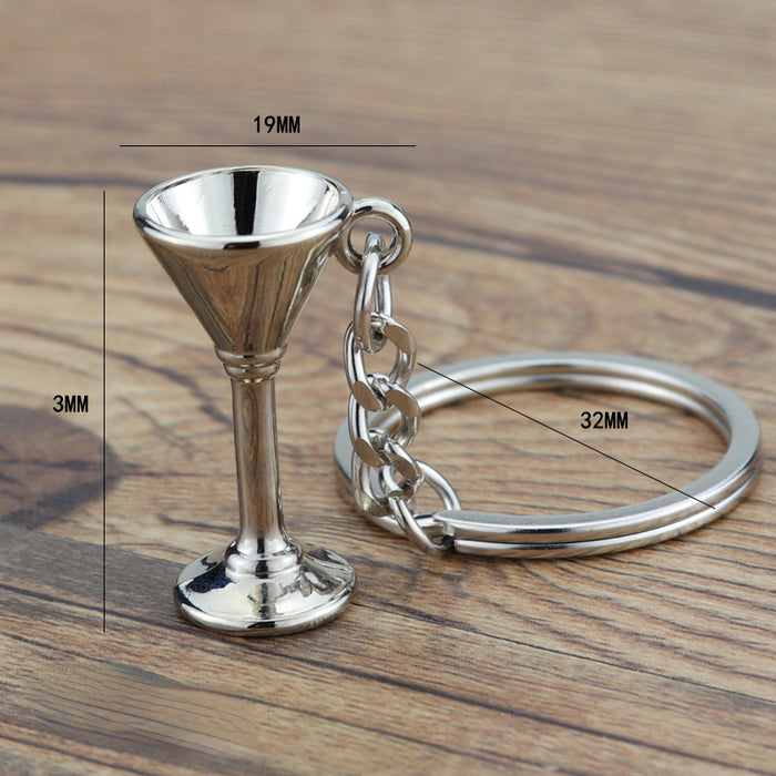 Wholesale Coffee Cup Moka Pot Coffee Appliance Zinc Alloy Keychain MOQ≥2 JDC-KC-XunXin011