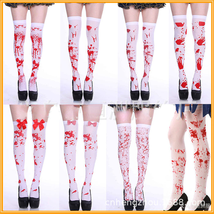 Wholesale Socks Cloth Halloween Blood Socks Zombie Socks MOQ≥2 JDC-SK-hengz001