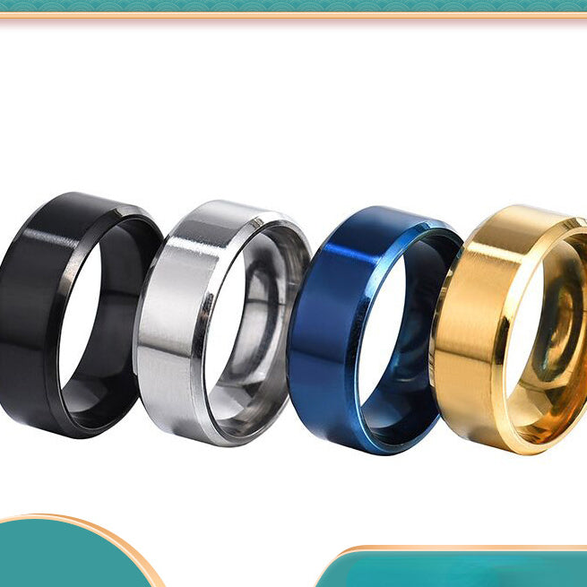 Wholesale Ring Stainless Steel Vintage Hip Hop Men's Ring JDC-RS-RuiH002