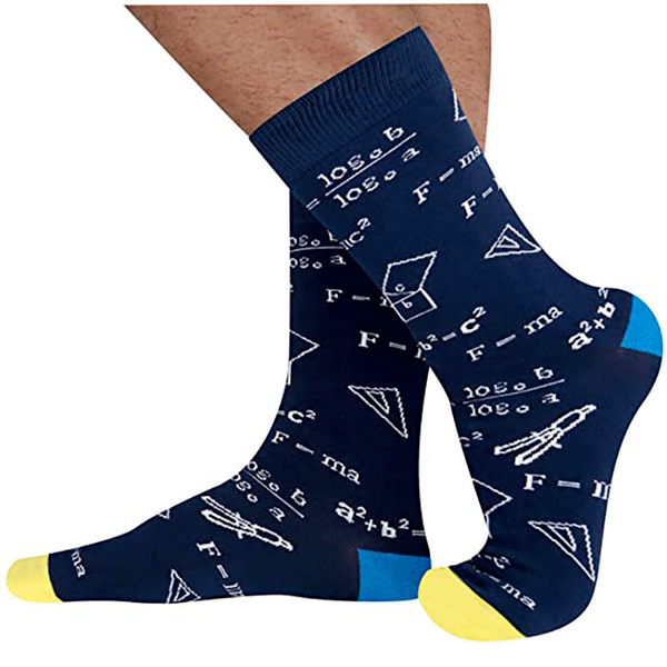 Wholesale socks Colorful math printed socks JDC-SK-DFF013