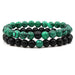 Jewelry WholesaleWholesale 8mm dumb black matte Malachite couple Bracelet JDC-BT-Xinduo007 Bracelet 新朵 %variant_option1% %variant_option2% %variant_option3%  Factory Price JoyasDeChina Joyas De China